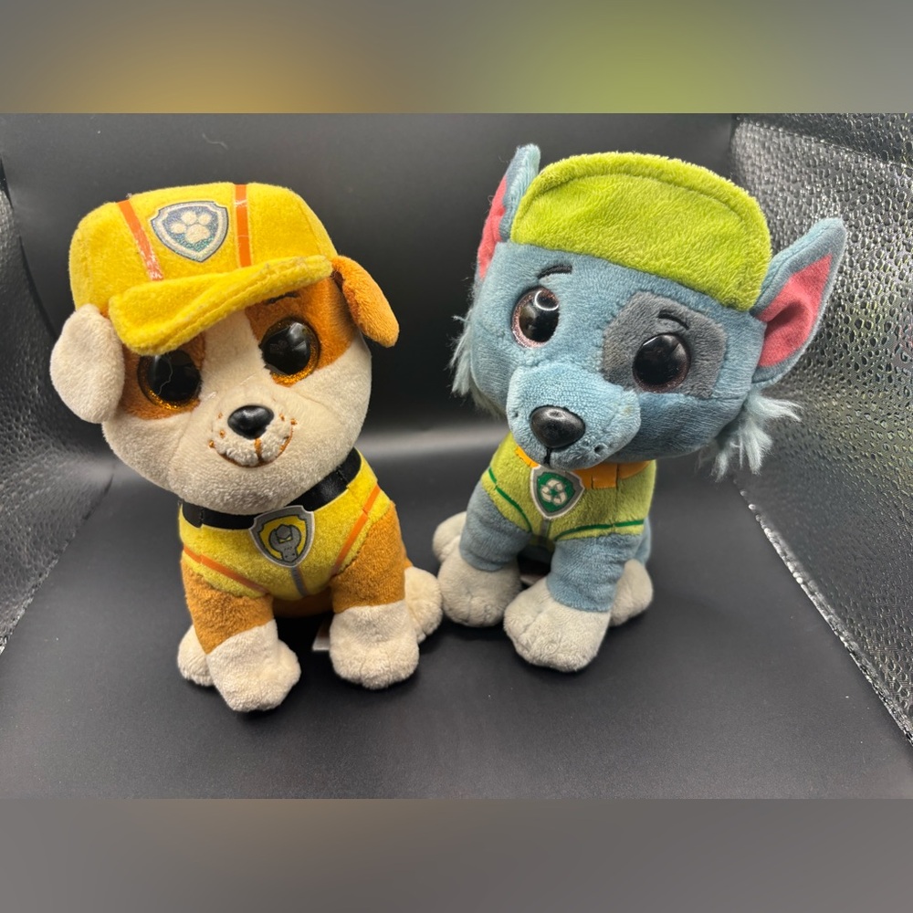 Paw Patrol Stuffed Animals - Yellow and Blue